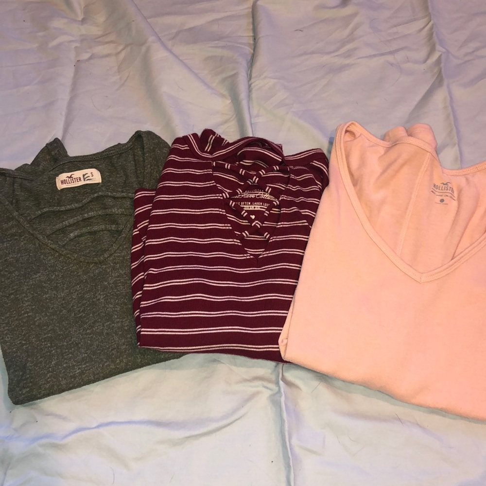 3 long sleeves